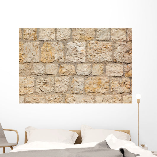 Old Travertine Wall Wall Decal