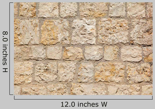 Old Travertine Wall Wall Decal