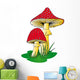 Toadstool Grass Wall Decal