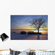 Winter Sunset Wall Decal