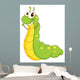 Victory Cartoon Caterpillar Wall Decal