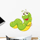Crawling Cartoon Caterpillar Wall Decal