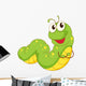 Crawling Cartoon Caterpillar Wall Decal
