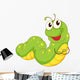 Crawling Cartoon Caterpillar Wall Decal