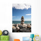 Pebble Stack Beach Wall Decal