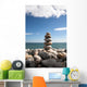 Pebble Stack Beach Wall Decal