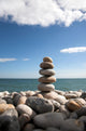 Pebble Stack Beach Wall Decal