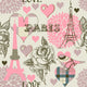 Paris Seamless Pattern Wall Decal