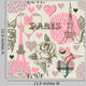 Paris Seamless Pattern Wall Decal