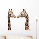 Two Giraffes Wall Decal