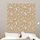 With Dog Paw Print Wall Decal
