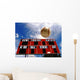 Baseball Homerun with Scoreboard Wall Decal
