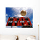 Baseball Homerun with Scoreboard Wall Decal