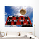 Baseball Homerun with Scoreboard Wall Decal