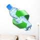 Plastic Bottle Recycling Concept Wall Decal
