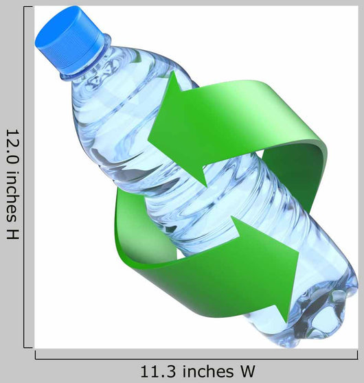 Plastic Bottle Recycling Concept Wall Decal