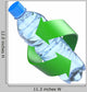 Plastic Bottle Recycling Concept Wall Decal