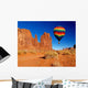 Monument Valley Navajo Tribal Park and Hot Air Balloon Wall Decal