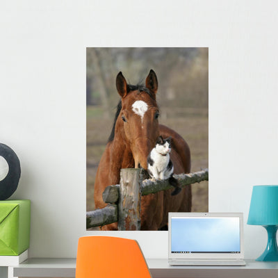 Thickness Friends Wall Decal shown on a wall