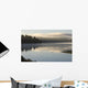 Misty Morning Sunrise Lake Wall Decal