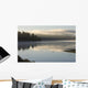 Misty Morning Sunrise Lake Wall Decal