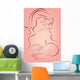 Breastfeeding Illustration Wall Decal