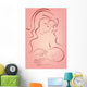 Breastfeeding Illustration Wall Decal