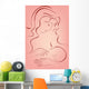 Breastfeeding Illustration Wall Decal