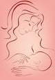 Breastfeeding Illustration Wall Decal