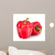 Red Pepper White Wall Decal