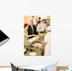 Business Colleagues Cook Serve Wall Decal