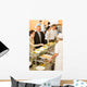 Business Colleagues Cook Serve Wall Decal