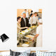 Business Colleagues Cook Serve Wall Decal
