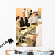 Business Colleagues Cook Serve Wall Decal