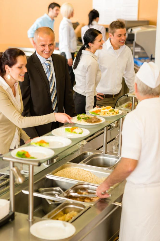 Business Colleagues Cook Serve Wall Decal