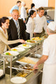 Business Colleagues Cook Serve Wall Decal