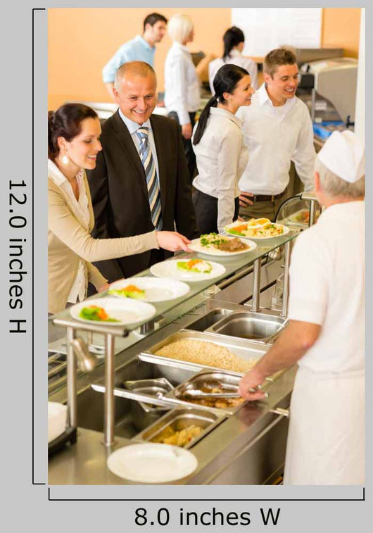 Business Colleagues Cook Serve Wall Decal