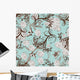 Seamless Floral and Butterfly Pattern 2 Wall Decal