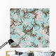 Seamless Floral and Butterfly Pattern 2 Wall Decal