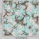 Seamless Floral and Butterfly Pattern 2 Wall Decal