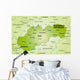 Map Slovakia with Neighboring Wall Decal