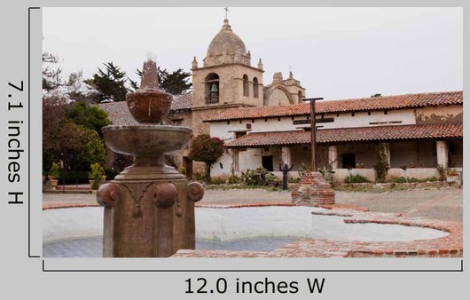 Mission San Carlos Borromo Wall Decal