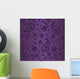 Paisley Floral Pattern Textile Wall Decal