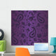 Paisley Floral Pattern Textile Wall Decal