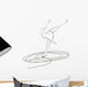 Ladies Figure Skating Wall Decal