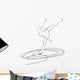 Ladies Figure Skating Wall Decal