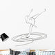 Ladies Figure Skating Wall Decal