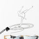 Ladies Figure Skating Wall Decal