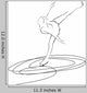 Ladies Figure Skating Wall Decal