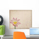 Lotus Old Antique Vintage Wall Decal